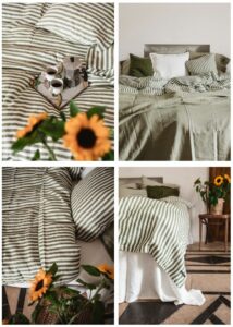 Natur Bettwäsche aus Leinen von Lovely Linen.